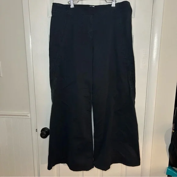 Anthropologie Maeve Scallop Wide-Leg Pants - Picture 5 of 15